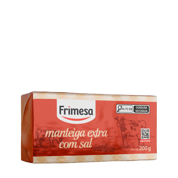 MANTEIGA EXTRA COM SAL TABLETE 200g