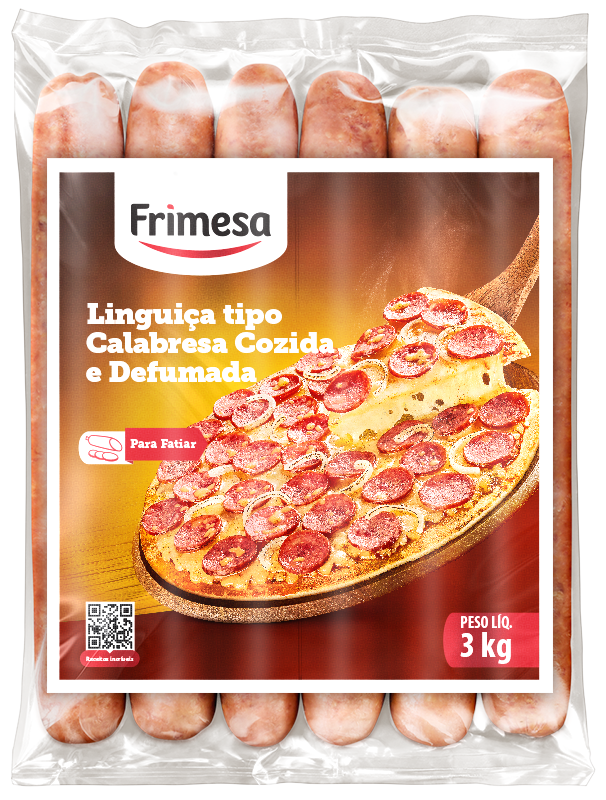 Linguiça Calabresa Reta 3kg