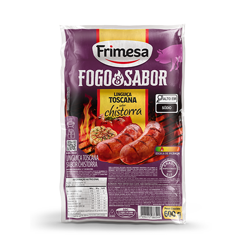 Linguiça Toscana Sabor Chistorra 600g