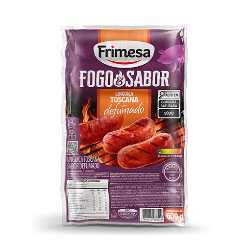 Linguiça Toscana Sabor Defumado 600g