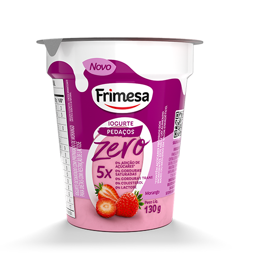 Iogurte Pedaços Morango Zero 130g