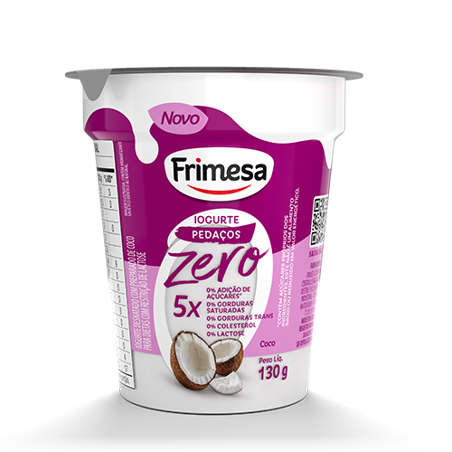 Iogurte Pedaços Coco Zero 130g