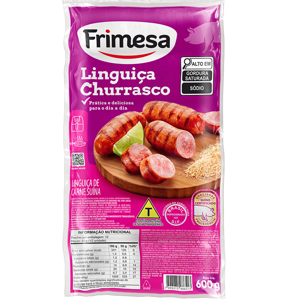 Linguiça Churrasco 600g