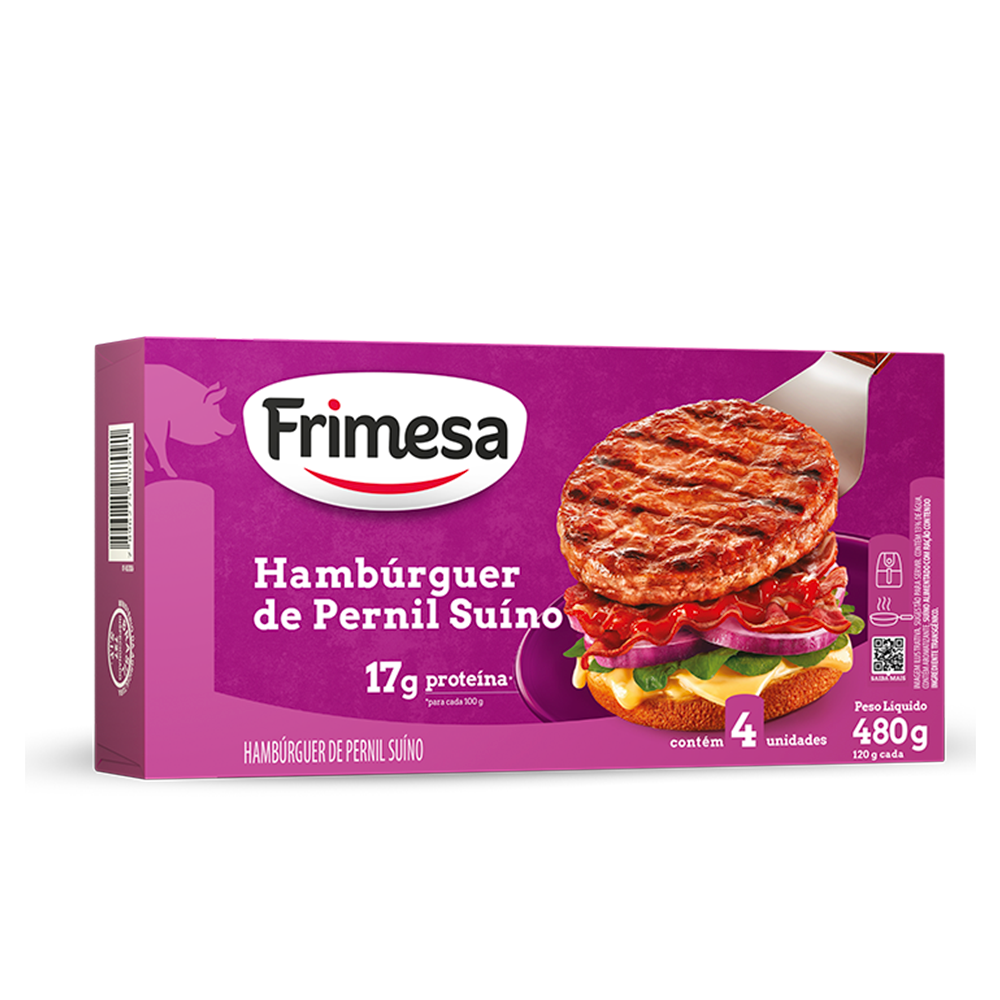 Hambúrguer de Pernil Suíno 480g