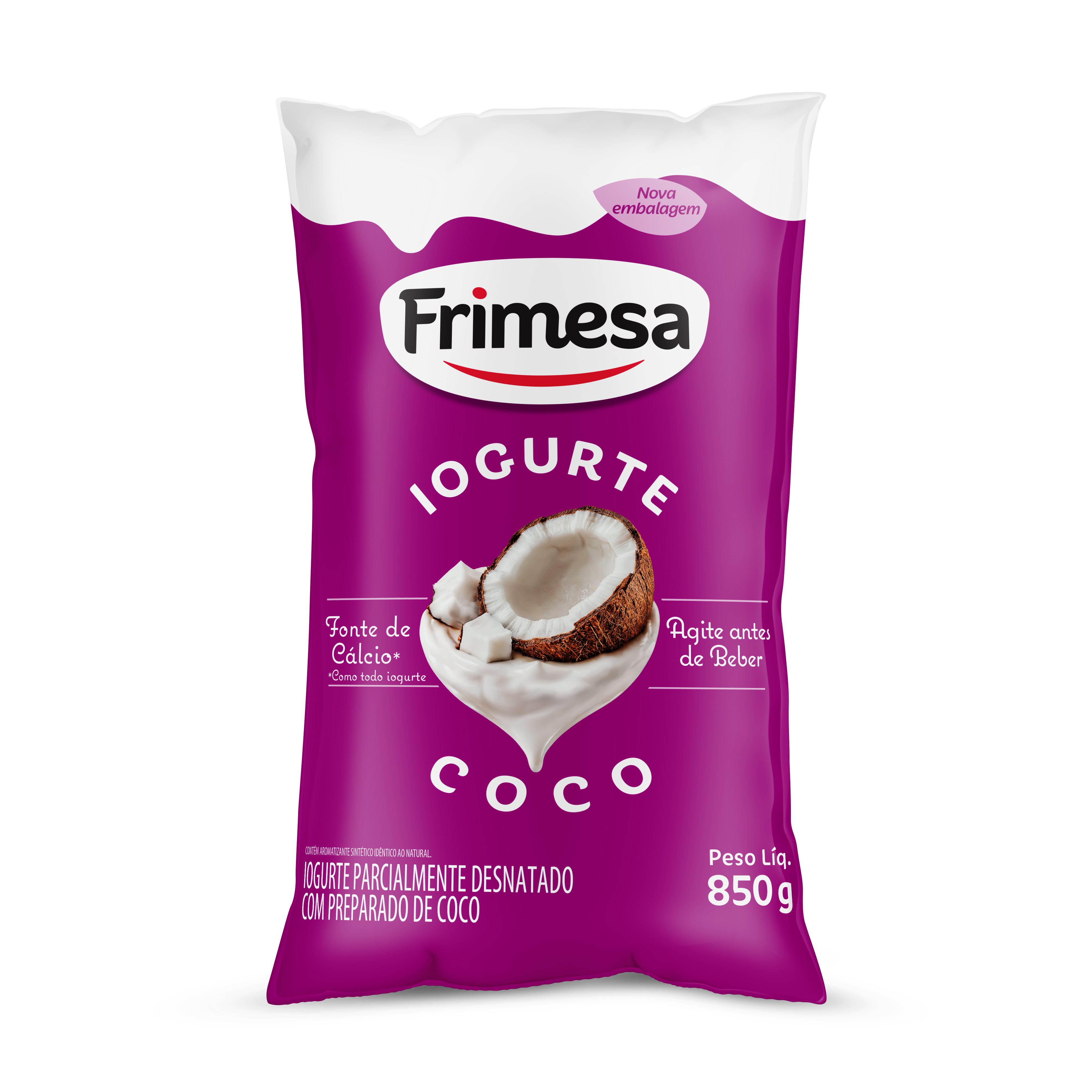 Iogurte Pacote Coco 850g