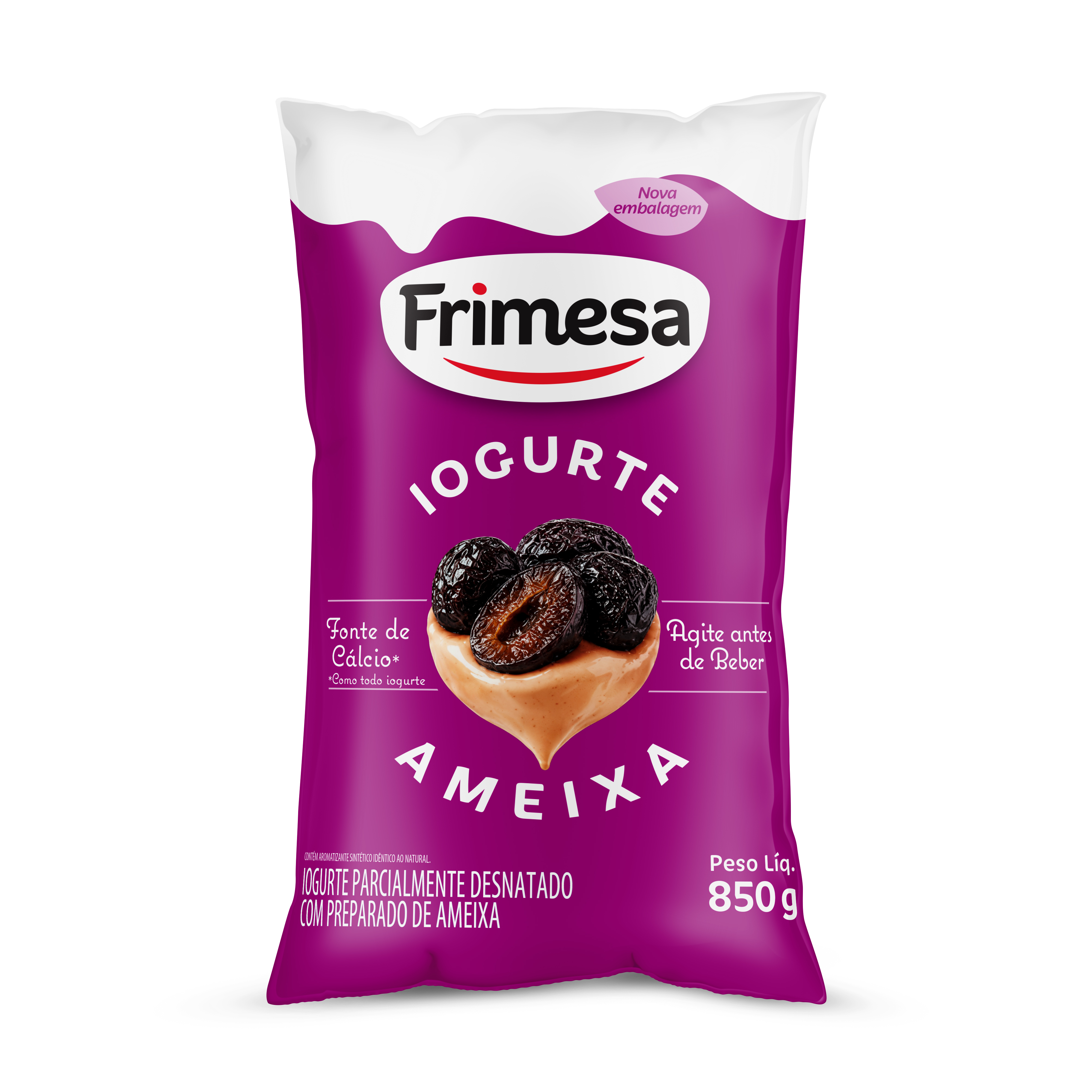 Iogurte Pacote Ameixa 850g