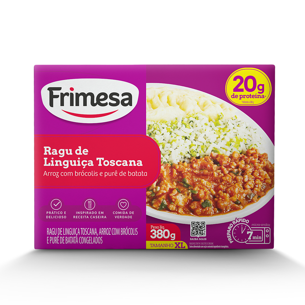 Ragu de Linguica com Pure