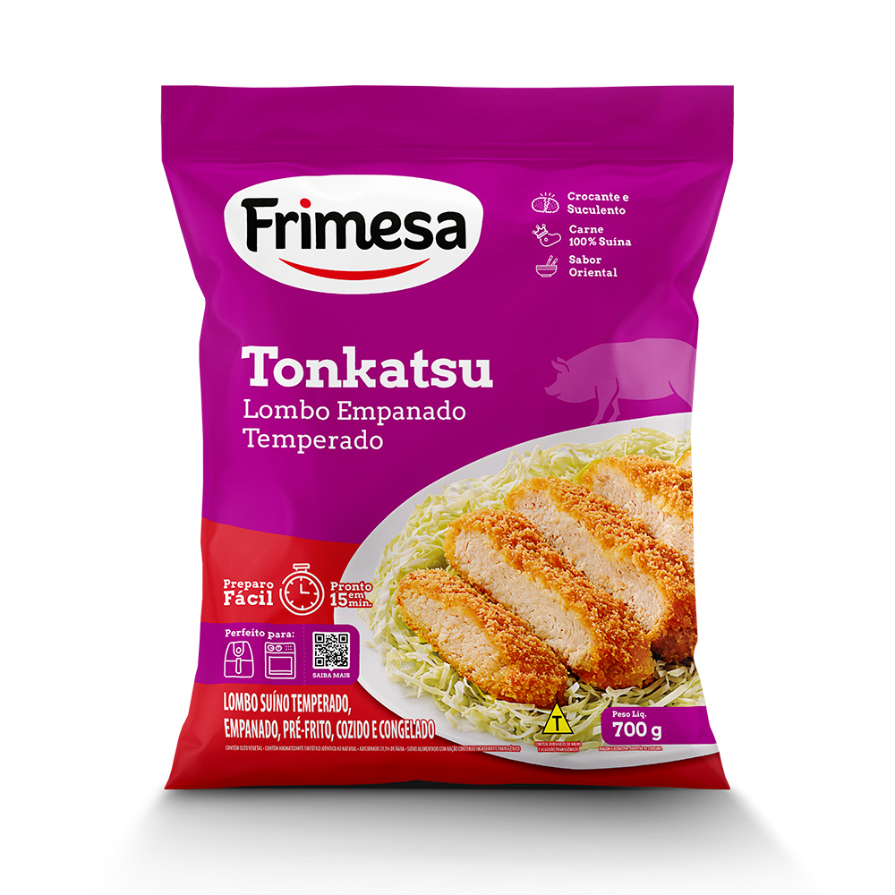 Tonkatsu Lombo Suino Temperado Empanado 700g